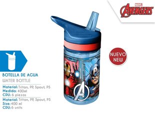 Avengers tritaanist pudel 400ml hind ja info | Joogipudelid | kaup24.ee