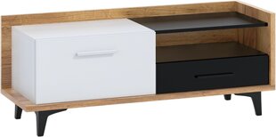 ТВ столик Meblocross Box 08 1D1S, светло-коричневый/белый цена и информация | Тумбы под телевизор | kaup24.ee