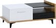 Kohvilaud Meblocross Box 03 2D2S, tamme/valge värv hind ja info | Diivanilauad | kaup24.ee