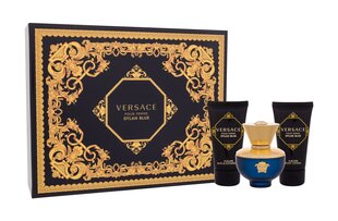 Komplekt Versace Pour Femme Dylan Blue: parfüümvesi naistele EDP 50 ml + ihupiim 50 ml + dušigeel 50 ml цена и информация | Женские духи | kaup24.ee