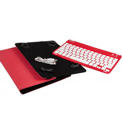 Чехол для планшета с клавиатурой Silver HT UNIVERSAL 9-11 цена и информация | Чехлы для планшетов и электронных книг | kaup24.ee
