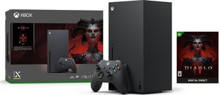 Microsoft Xbox Series X 1 TB + Diablo IV hind ja info | Mängukonsoolid | kaup24.ee