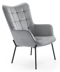 Кресло Halmar Castel, серое / черное цена и информация | Кресла в гостиную | kaup24.ee