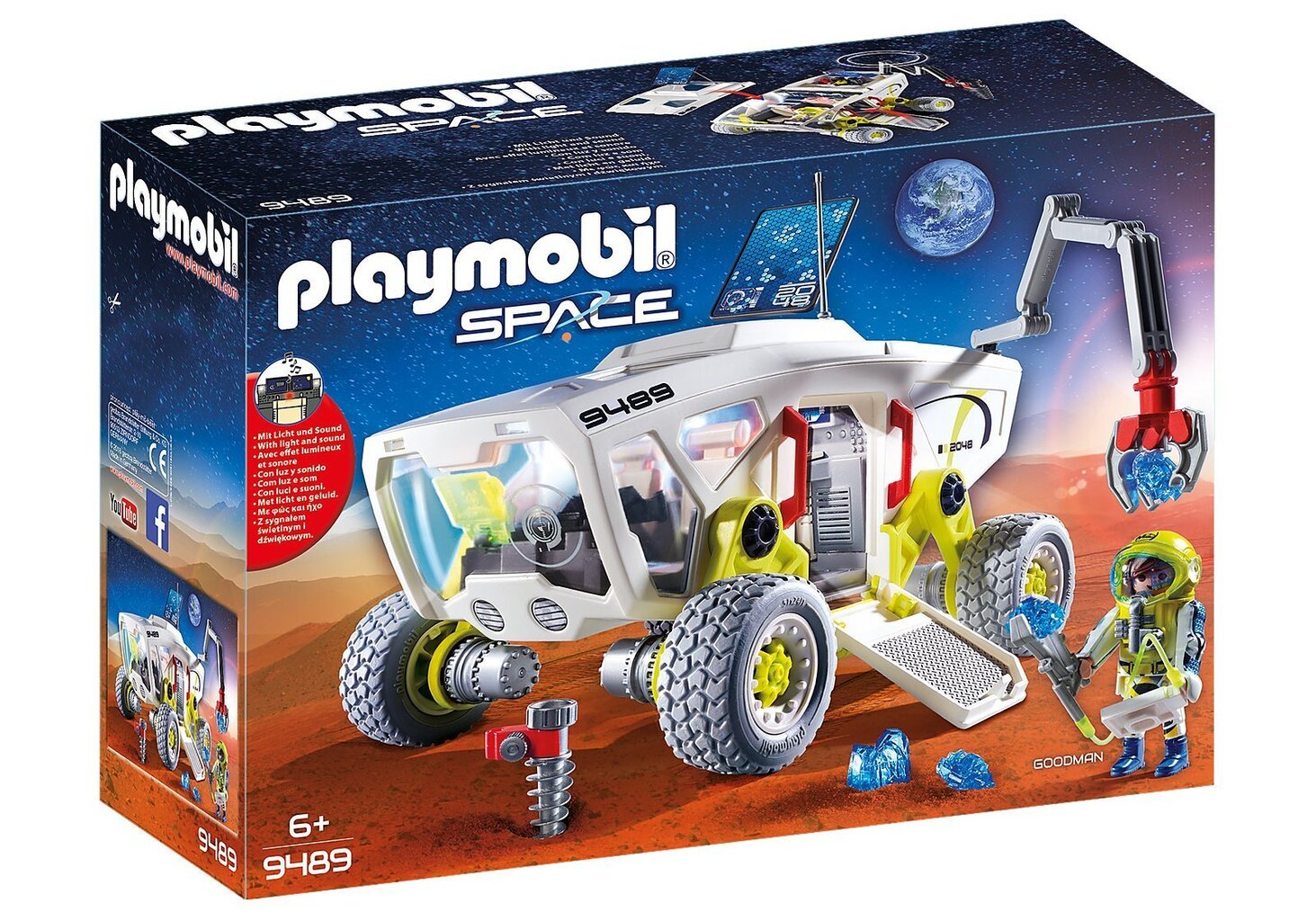 9489 PLAYMOBIL® Space, Marsi uurimisauto hind ja info | Klotsid ja konstruktorid | kaup24.ee