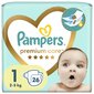 Mähkmed Pampers Premium Care, Small Pack 1 suurus, 26 tk. hind ja info | Mähkmed | kaup24.ee