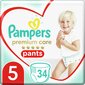 Püksmähkmed Pampers Premium Pants, Value Pack, 5 suurus, 34 tk цена и информация | Mähkmed | kaup24.ee