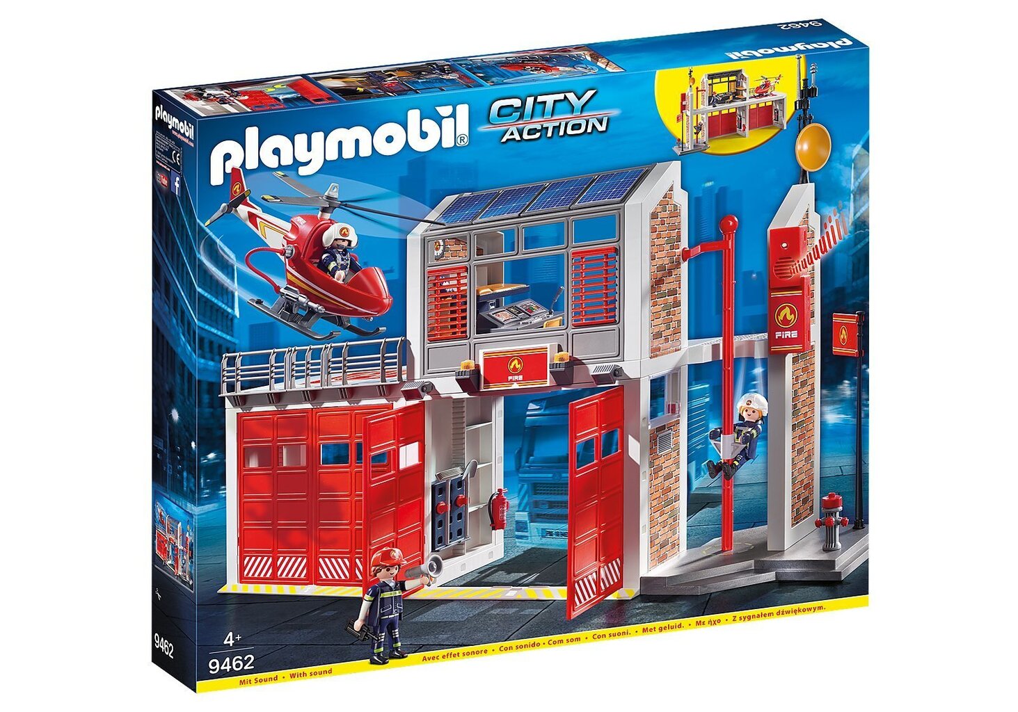 Konstruktor 9462 PLAYMOBIL® City Action, Tuletõrjedepoo цена и информация | Klotsid ja konstruktorid | kaup24.ee