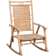 kiiktool padjaga, bambus цена и информация | Кресла в гостиную | kaup24.ee