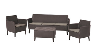 Комплект садовой мебели Salemo 3 Seater Set цена и информация | Комплекты уличной мебели | kaup24.ee