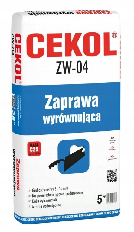 Tugev tasandusmört ZW-04 5 kg hind ja info | Krundid, pahtel jne. | kaup24.ee