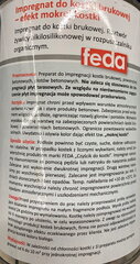 Feda hüdroisolatsioon sillutuskividele 1l цена и информация | Импрегнанты, средства для ухода | kaup24.ee