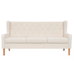 Трехместный диван, коричневатый цена и информация | Диваны | kaup24.ee