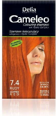 Tooniv šampoon Delia Cosmetics Camelio 40 ml, 7.4 Copper Red hind ja info | Šampoonid | kaup24.ee