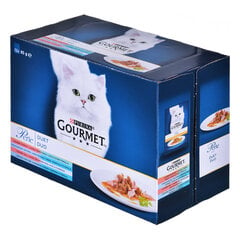 Purina Gourmet Perle Duett kalaga, 12x85 g hind ja info | Konservid kassidele | kaup24.ee