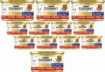 Purina Gourmet Gold pasteet veiselihaga, 12x85 g цена и информация | Konservid kassidele | kaup24.ee