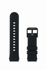 Garett Silicone 22mm Black hind ja info | Nutikellade ja nutivõrude tarvikud | kaup24.ee