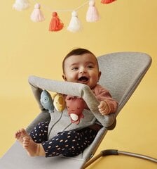 BABYBJÖRN шезлонг Bliss Bundle Light Grey, 3D Jersey/toy цена и информация | Шезлонги и качели | kaup24.ee