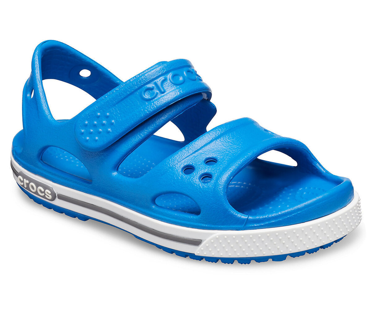 Sandaalid lastele Crocs™ Crocband II Sandal, Bright Cobalt/Charcoal hind ja info | Laste sandaalid | kaup24.ee