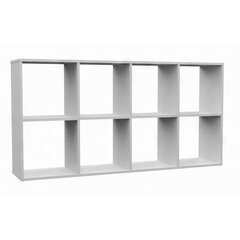 Шкаф-ящик Malax 2X4, белый цвет цена и информация | Полки | kaup24.ee