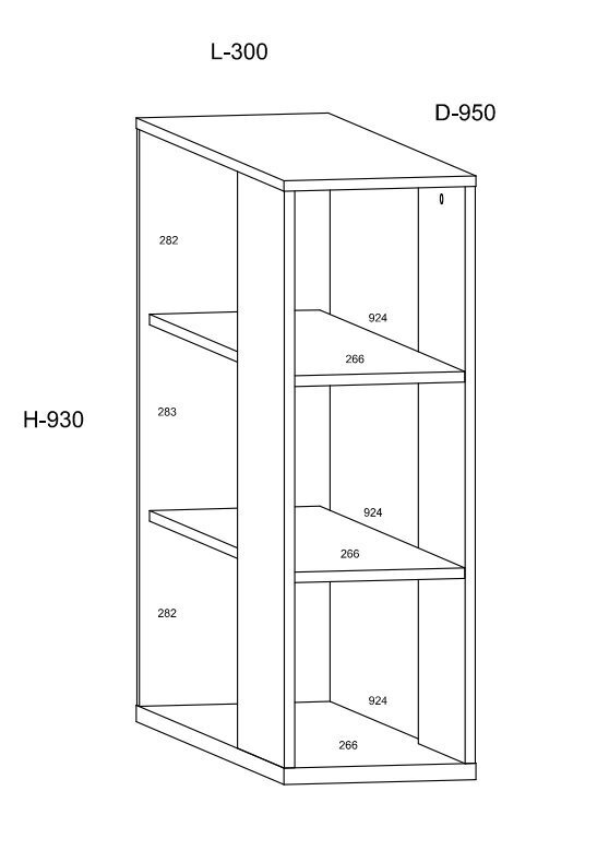 Riiul Meblocross Hey 05, valge/lilla hind ja info | Lastetoa riiulid | kaup24.ee