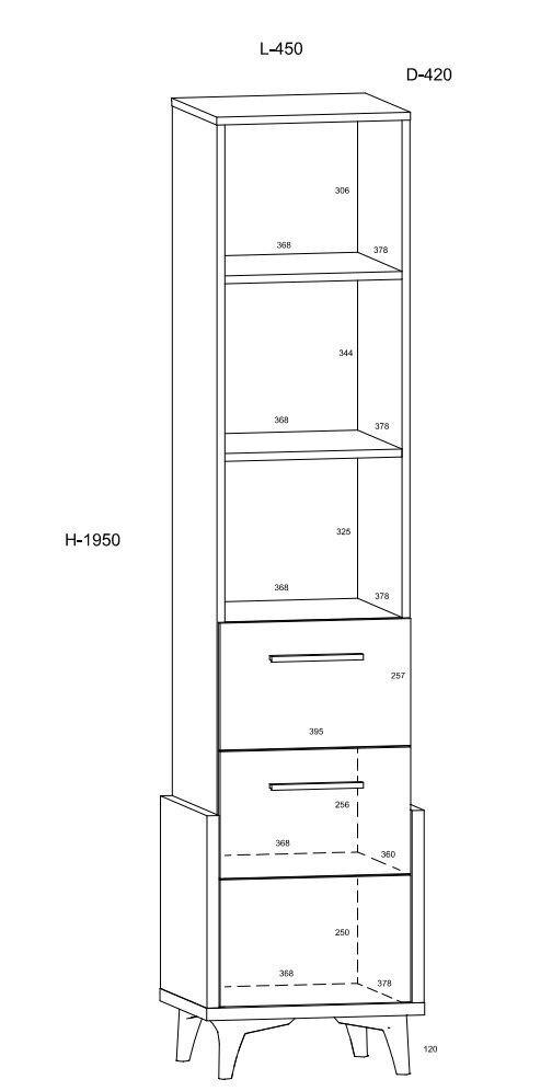 Riiul Meblocross Hey 14, valge/kollane hind ja info | Lastetoa riiulid | kaup24.ee