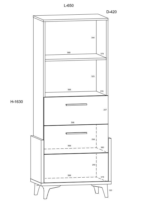 Riiul Meblocross Hey 16, valge/sinine цена и информация | Lastetoa riiulid | kaup24.ee