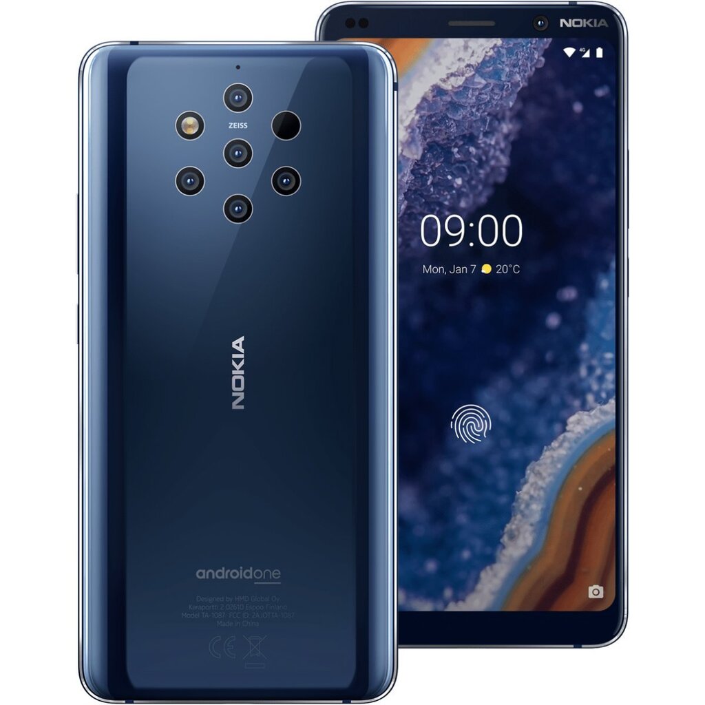Nokia 9 PureView, 6/128, Dual SIM Blue цена и информация | Telefonid | kaup24.ee
