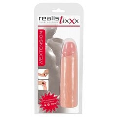 Рукав для пениса RealSixxx 4,5 см цена и информация | Эрекционные кольца, насадки на пенис | kaup24.ee