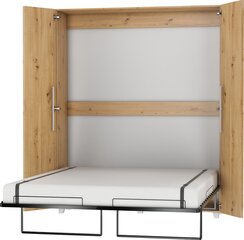 Откидная кровать Meblocross Teddy 160, 160x200 см, цвета дуба цена и информация | Кровати | kaup24.ee