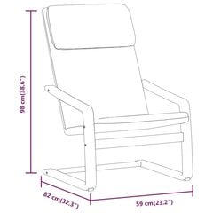 puhketool, tumehall, kangas цена и информация | Кресла в гостиную | kaup24.ee