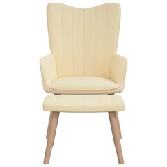 Кресло с откидной спинкой и подставкой для ног, коричневое цена и информация | Кресла в гостиную | kaup24.ee