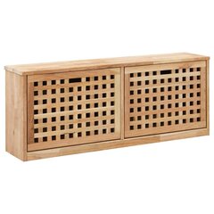 jalatsite hoiupink, 94 x 20 x 38 cm, toekas pähklipuit цена и информация | Полки для обуви, банкетки | kaup24.ee