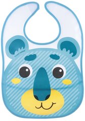 Непромокаемый слюнявчик с карманном Canpol Hello Little, 9/232, turquoise цена и информация | Слюнявчики | kaup24.ee