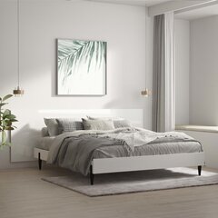 seinale kinnitatav voodipeats, kõrgläikega valge, 240x1,5x80 cm hind ja info | Voodid | kaup24.ee