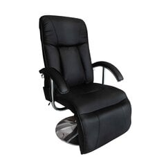Массажное кресло 68, чёрное цена и информация | Кресла в гостиную | kaup24.ee