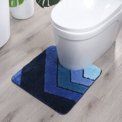 WC-poti esine vaip Benedomo 50x50, pruun/beež цена и информация | Аксессуары для ванной комнаты | kaup24.ee