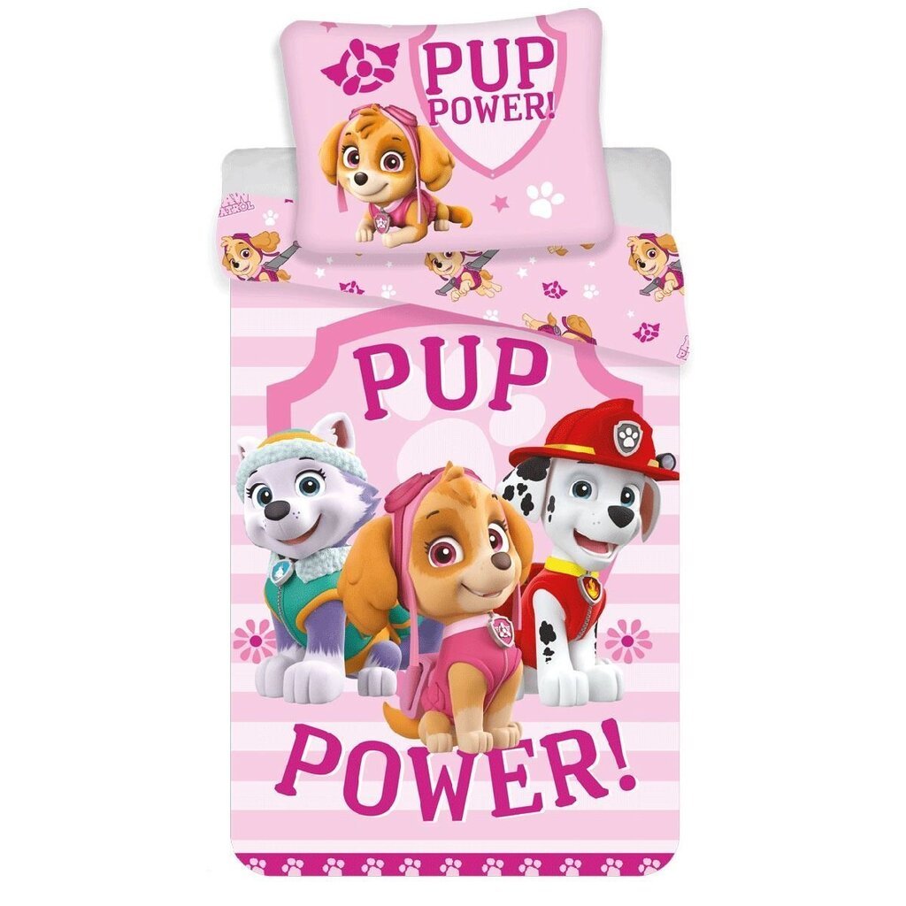 Laste voodipesukomplekt Paw Patrol (Käpapatrull), 2-osaline hind ja info | Beebide ja laste voodipesu | kaup24.ee