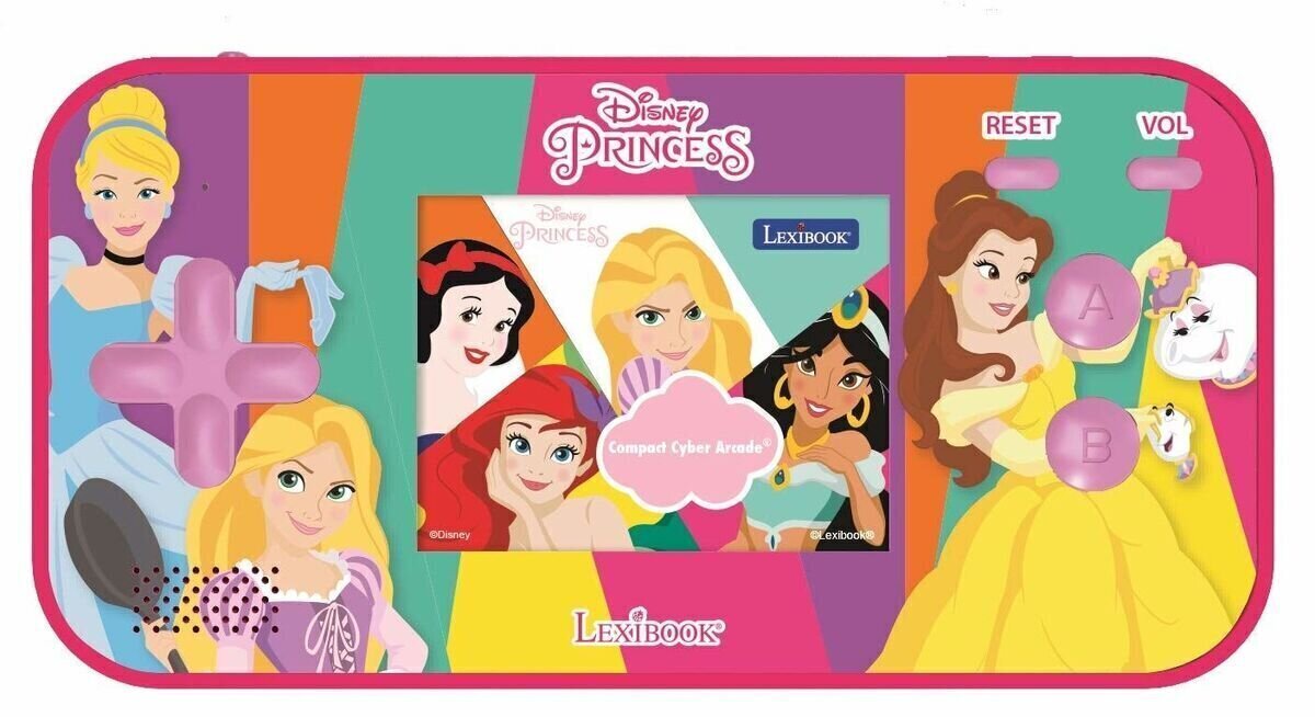 Mängukonsool Lexibook - Compact Cyber Arcade Disney Princesse цена и информация | Mängukonsoolid | kaup24.ee