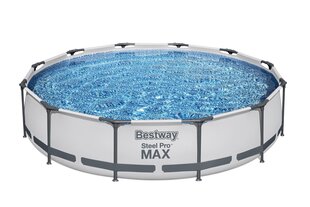 Каркасный бассейн с фильтром для воды Bestway Steel Pro, 366x76 см, синий цена и информация | Бассейны | kaup24.ee