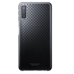 Чехол Gradation Clear Cover EF-AA750CB для Samsung Galaxy A7 (2018), черный цена и информация | Чехлы для телефонов | kaup24.ee
