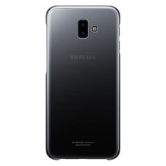Samsung J6 Plus EF-AJ610CB Gradation Clear Cover черный цена и информация | Чехлы для телефонов | kaup24.ee