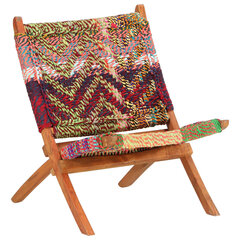 kokkupandav Chindi tool, mitmevärviline, kangas hind ja info | Tugitoolid ja tugitoolvoodid | kaup24.ee