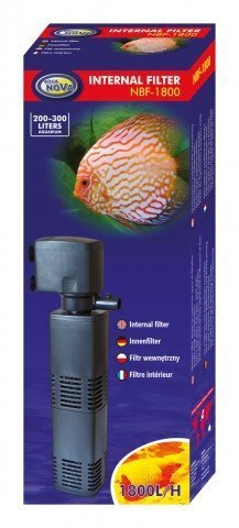 AQUA NOVA sisemine filter 1800l/h hind ja info | Akvaariumid ja seadmed | kaup24.ee