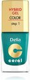Geeljas küünelakk Delia Cosmetics Coral Hybrid Step1 11 ml, 10 Metal Green