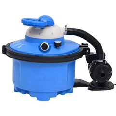 liiva filterpump, sinine ja must, 385 x 620 x 432 mm 200 W 25 l цена и информация | Фильтры для бассейнов | kaup24.ee