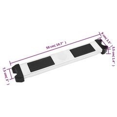 basseiniredeli aste, 50 x 9 x 3,5 cm, 304 roostevaba teras цена и информация | Аксессуары для бассейнов | kaup24.ee