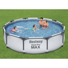 Bestway Steel Pro MAX ujumisbasseini komplekt 305 x 76 cm hind ja info | Basseinid | kaup24.ee