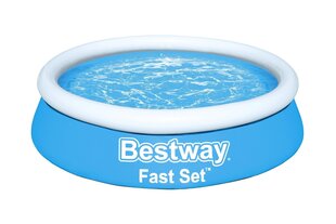 Täispuhutav bassein Bestway Fast Set, 183x51 cm, sinine hind ja info | Basseinid | kaup24.ee