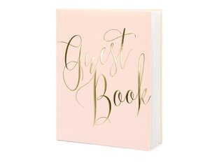 Külalisteraamat Guest Book, 22 lehte, roosa hind ja info | Peokaunistused | kaup24.ee