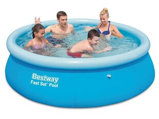 Bassein Bestway Fast Round, 244x66 cm, sinine hind ja info | Basseinid | kaup24.ee